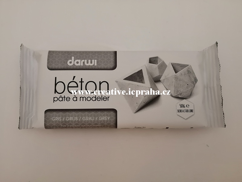 DARWI Beton samotvrdnoucí 500g - šedá